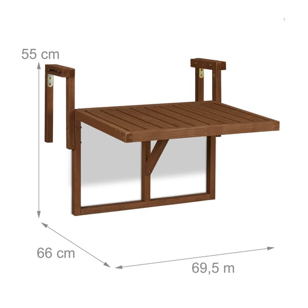 Balkon bordhængende træ