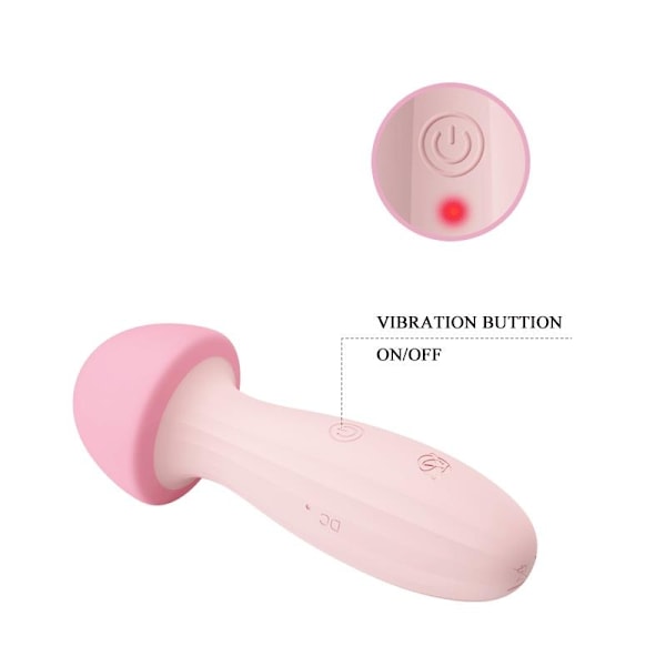 Mushroom Vibe/Massager Silikoni USB