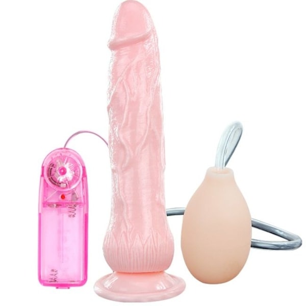 Baile - Fountain Vibrator Dildo Med Squirt Funktion