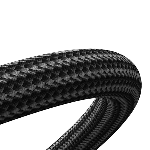 Vinklet USB-C kabel til hurtig opladning og dataoverførsel 100W 1,2m sort