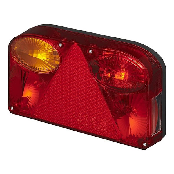 Baglygte 6 funktioner 237x137mm venstre