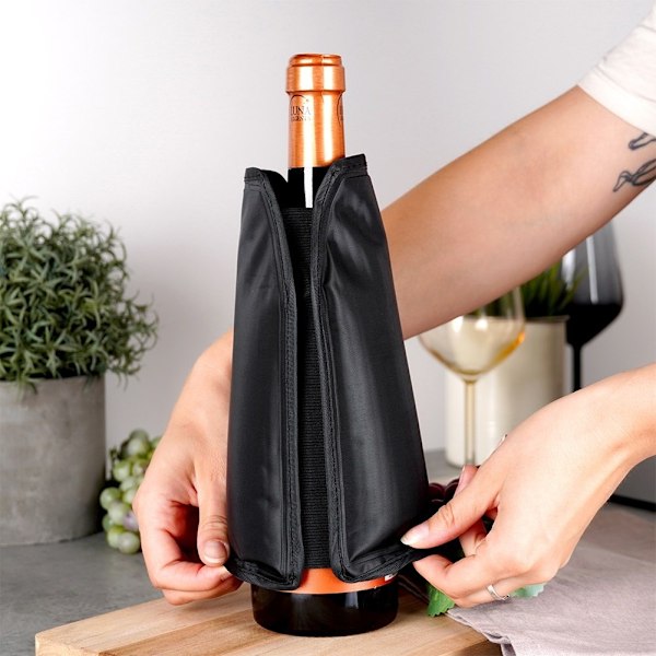 Flexibelt kylskydd för vin- och champagneflaskor