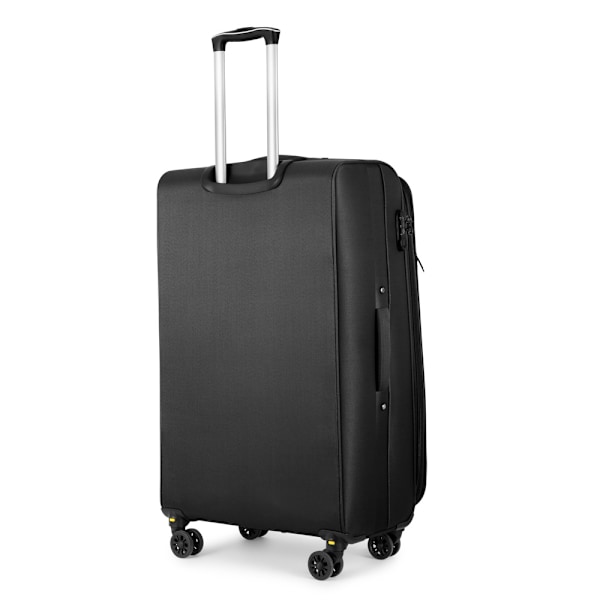 Medium blød kuffert M 23' SOLIER SOFTFLEX 2240 sort-rød