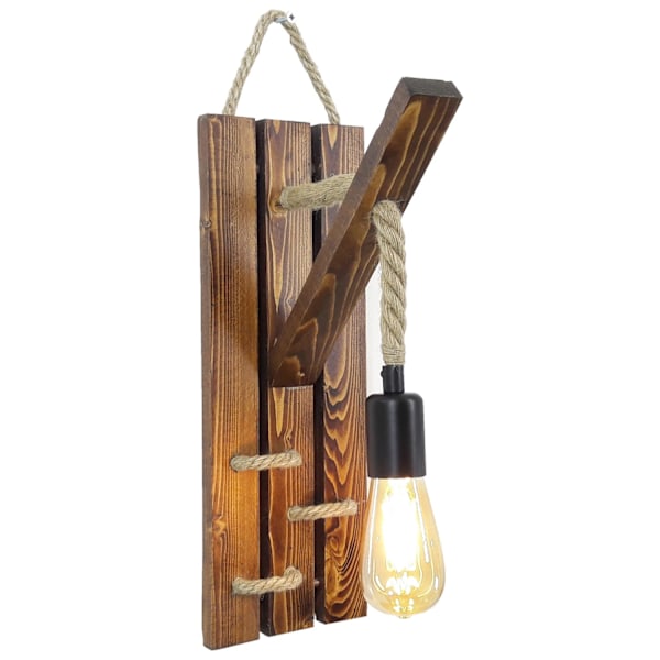 Vägglampa Ahşap Aplik 19
