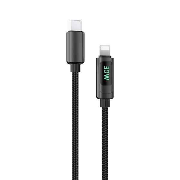 NEXTBATT USB-C til Lightning-kabel 30W PD, 2m - Sort