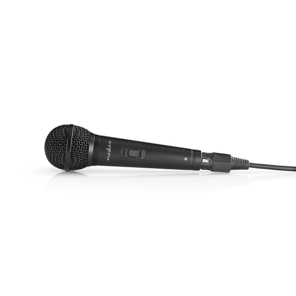 Mikrofon | Cardioid | Aftageligt kabel | 5.00 m | 80 Hz - 13 kHz | 600 Ohm | -72 dB | Indbygget on/off-knap (tænd/sluk) | Rejsetaske inkluderet | ABS