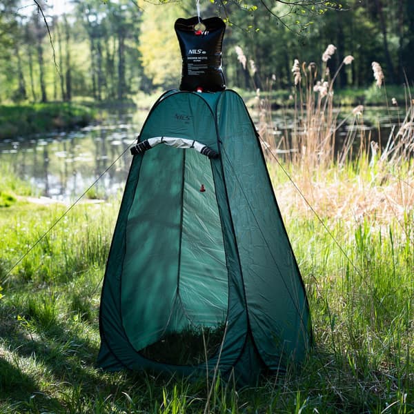 Bärbar 20L campingduschväska
