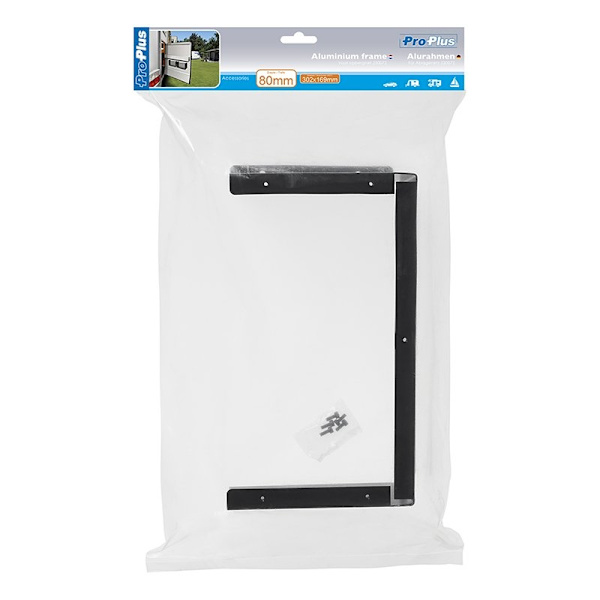 Aluminiumram 80mm för förvaringsnät elastisk 230072