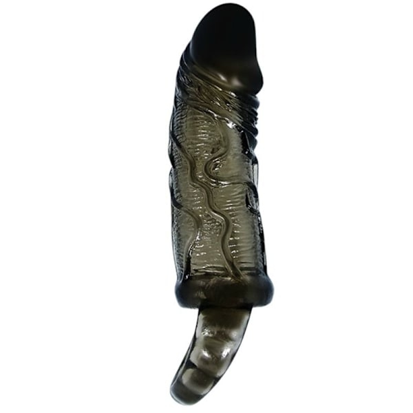 Baile - Penis Extender Cover med rem til testikler Sort 13,5 Cm