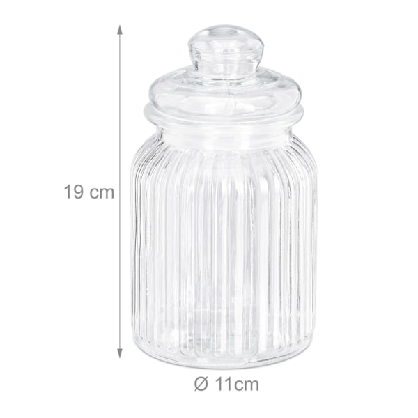 Lasipurkit 6 kpl 1000 ml