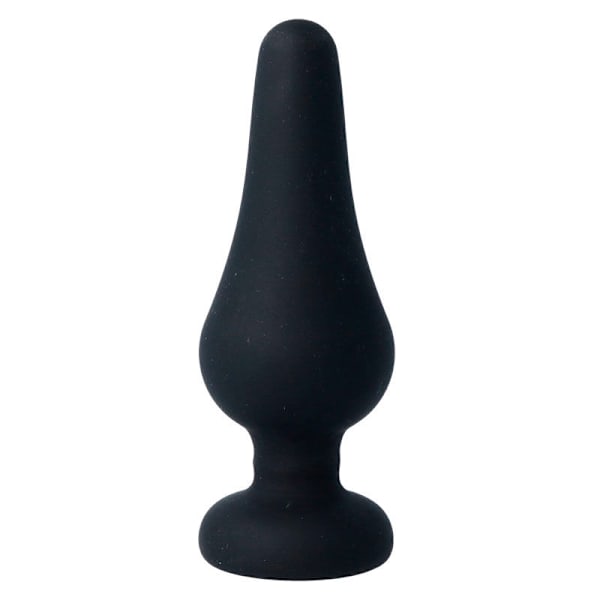 Intense - Analplugg Pipo L Svart Silikon 13 Cm