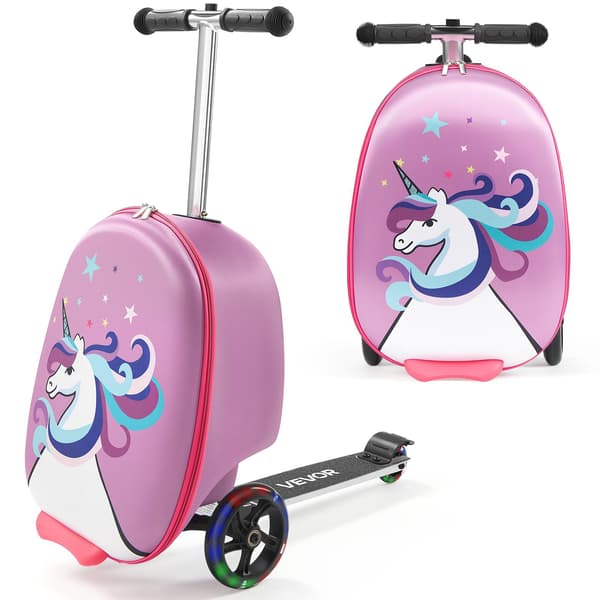 Børne-scooterkuffert, 20 tommer, 20 liter, lilla