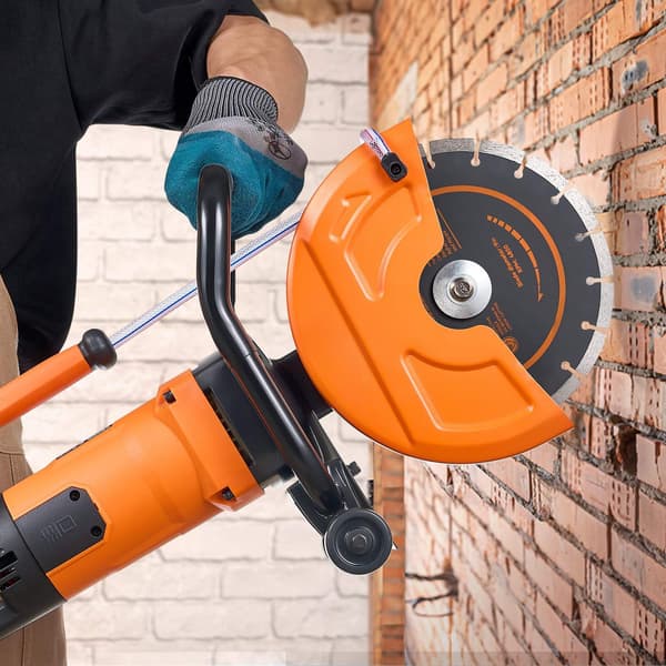 Elektrisk betonsav, 23 cm klinge, våd-tør, 9 cm dybde