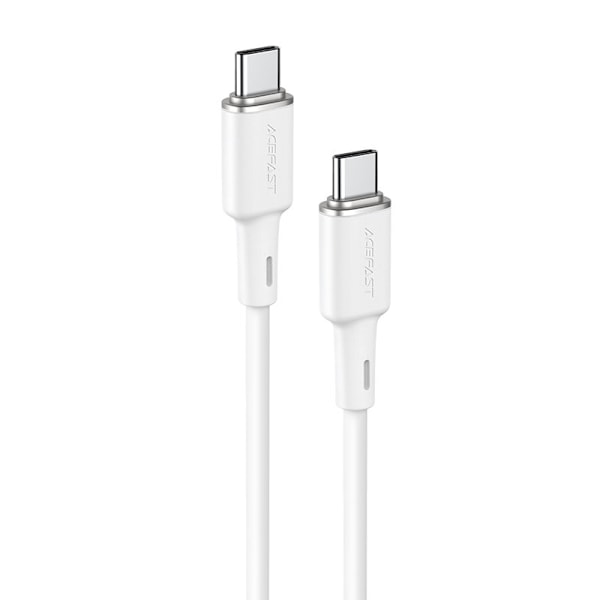 USB-C kabel 60W 20V 3A 1,2m hvid