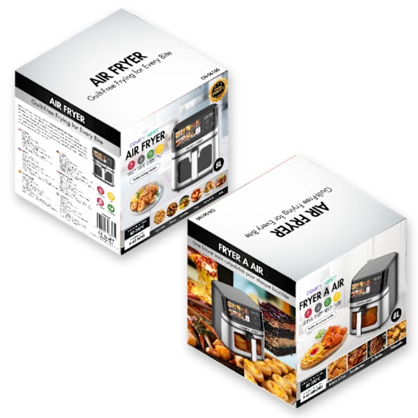 Comfy Nest CN-06160: 1700W Digital Air Fryer - 8L