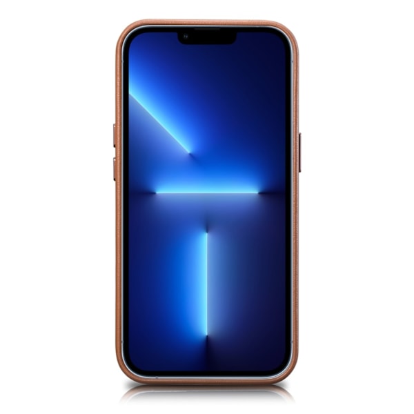 Luonnonnahkainen suojakuori iPhone 14 Plus MagSafe Case Nahan ruskea