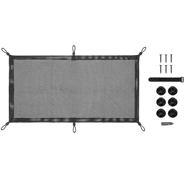 Kabelnet til skrivebord 69x34 cm Sort