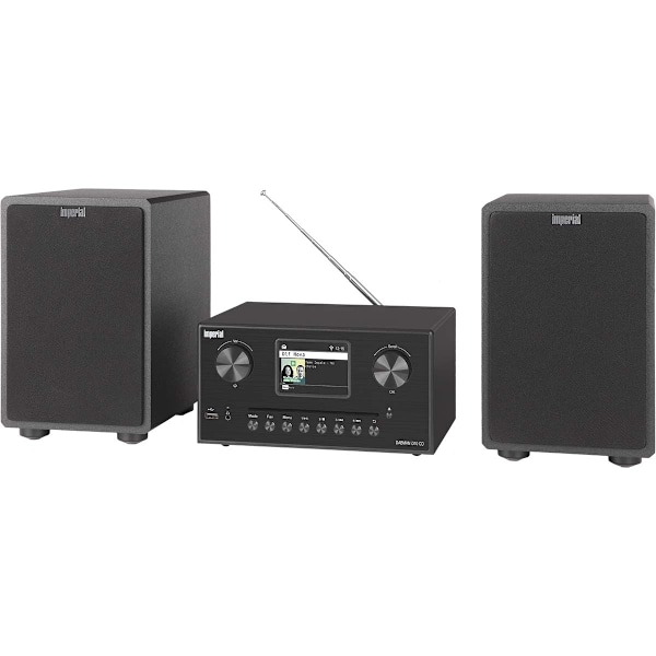 DABMAN i310 CD Hybrid micro Hi-fi System DAB+ / FM / Internet / Bluetooth Svart