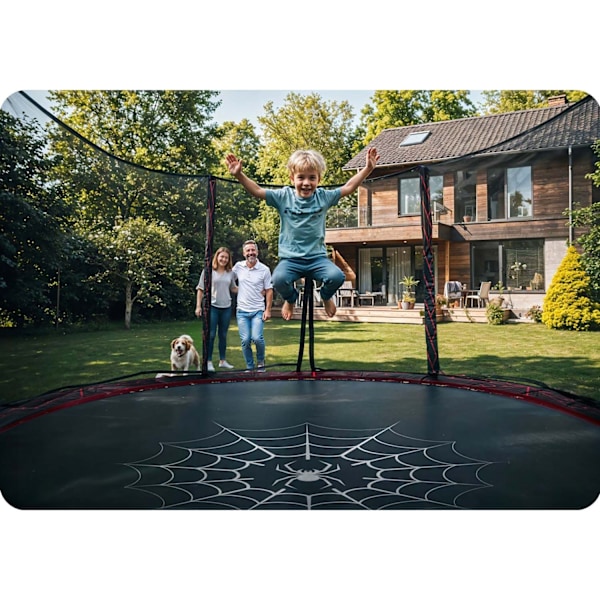 6ft/183cm havetrampolin med udendørs net og stige Neo-Sport