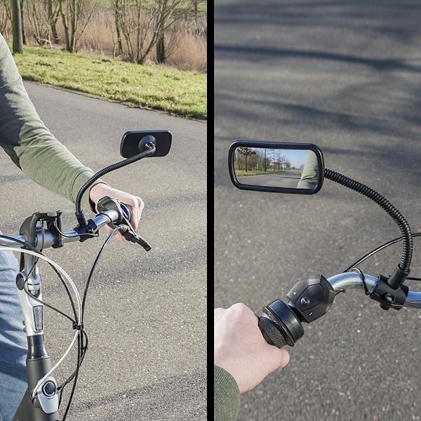 Pyörän peili joustavalla varrella
