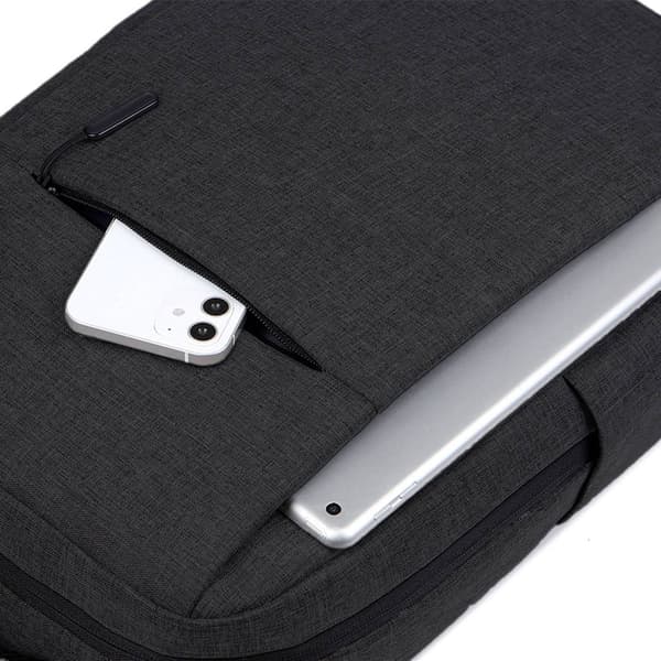 Laptoprygsæk 15,6" Sort, Vandafvisende, Polyester