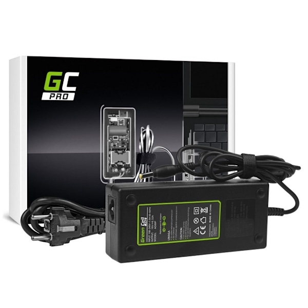 Green Cell PRO laddare/nätadapter 19V, 6,32A, 120W för Acer Aspire Svart