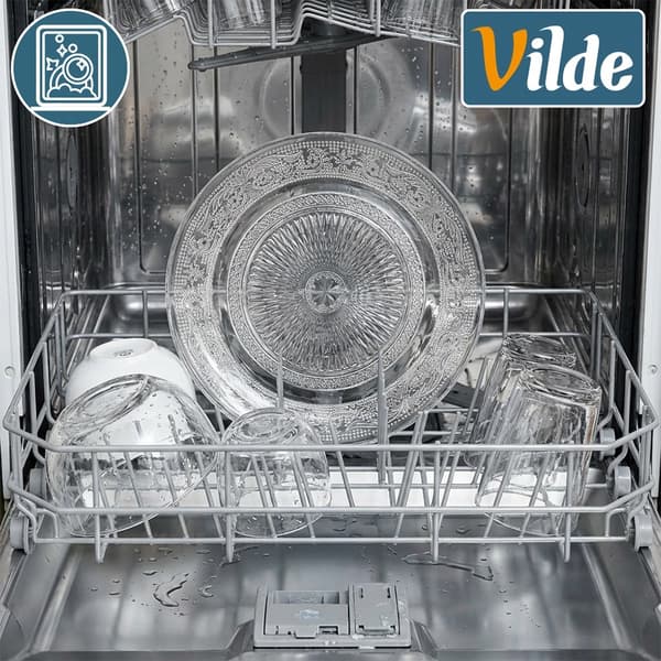 Glasdesserttallrik, 18 cm diameter, diskmaskinssäker