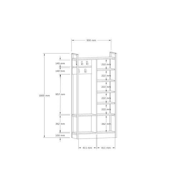 Hall Stand Begonya