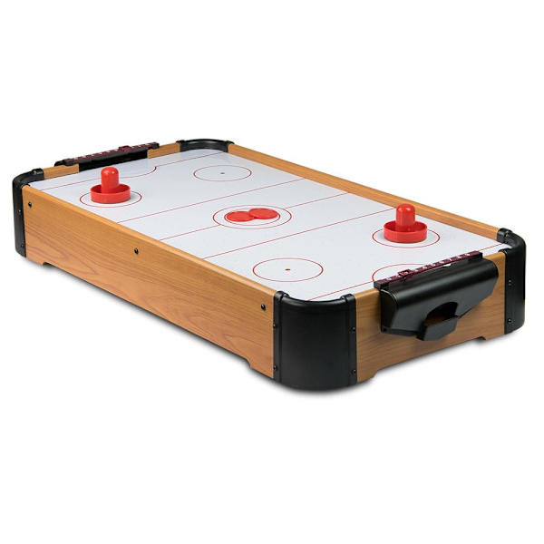 Air Hockey BordspelDen bärbara versionen av air hockey är den perfekta presenten för barn som älskar sportig tävlan.Snabba, dynamiska matcher