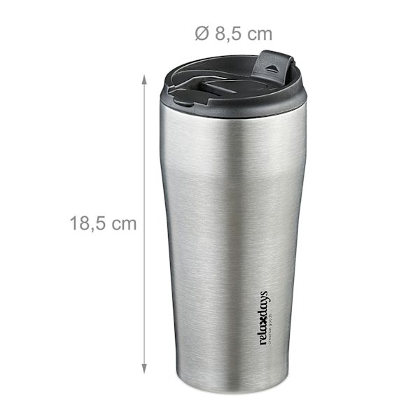 Termosmugg rostfritt stål 400 ml