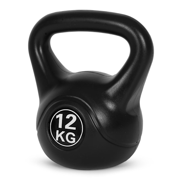 Kettlebell 12 kg til træning, håndvægt, vægtbold, fitnessbelastning, ModernHome