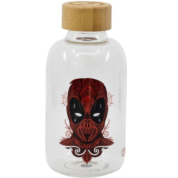 Deadpool 620 ml glasflaske – holdbart, unikt design