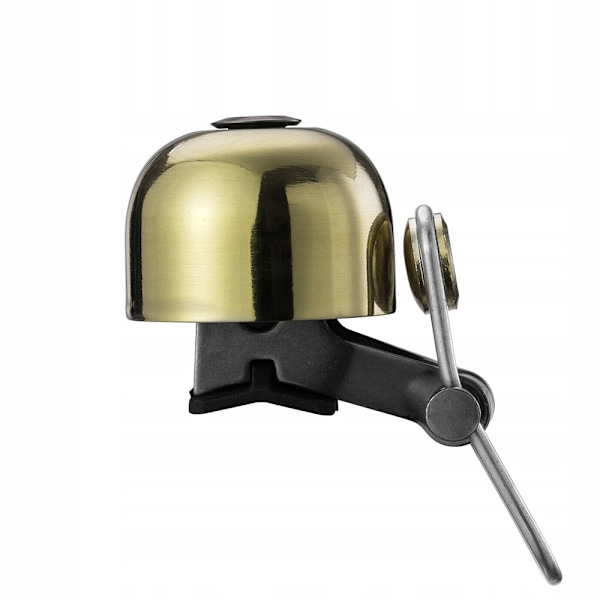 Retro cykelklokke - guld