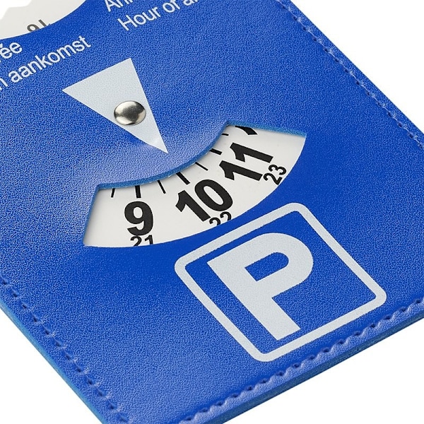 Pysäköintilevy polybagissa
