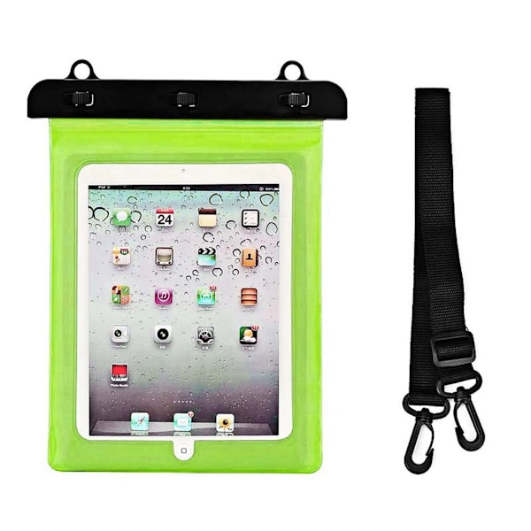 Vandtæt PVC-etui til tablets - Grøn