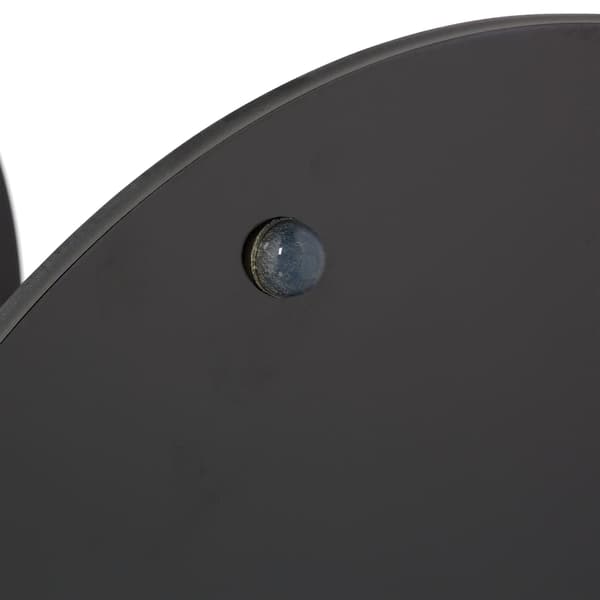 Sidebord i sort glas