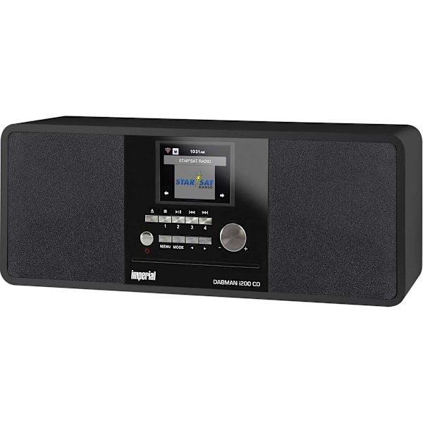 DABMAN i200 CD Multifunktionsradio DAB+ / FM / Internet / Bluetooth Svart