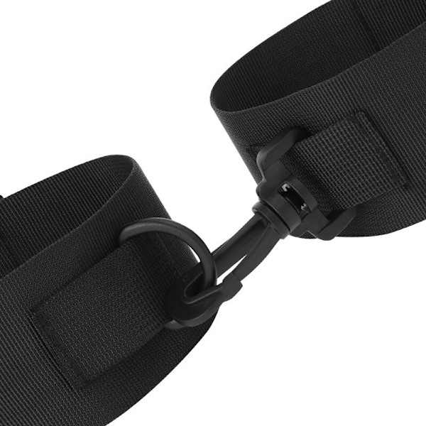 Darkness - Sort nylon ankelmanchetter