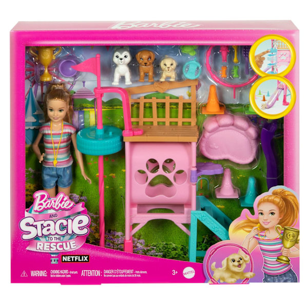 Barbie Stacie Puppy Playground -Leikkisetti