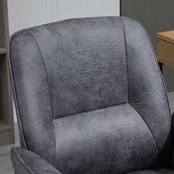 Kontorstol Ergonomisk Skrivebordsstol Med Vippefunktion, Højdejusterbar, Bæreevne Op Til 120Kg, 67X69X92-102Cm
