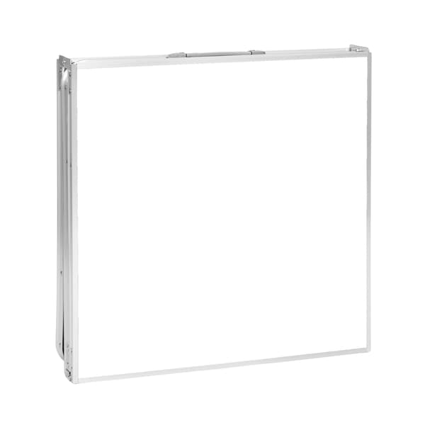Turistbord, foldbart campingbord, hvid plade, 180 x 60 cm