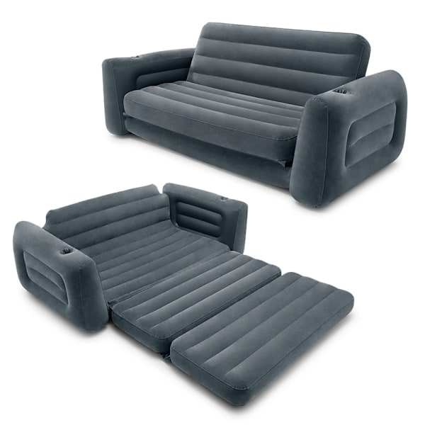 Uppblåsbar bäddsoffa, madrass 2in1 INTEX 66552NP