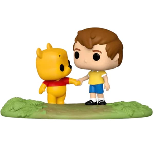Nalle Puh-figur med Christopher Robin, exklusivt samlarobjekt