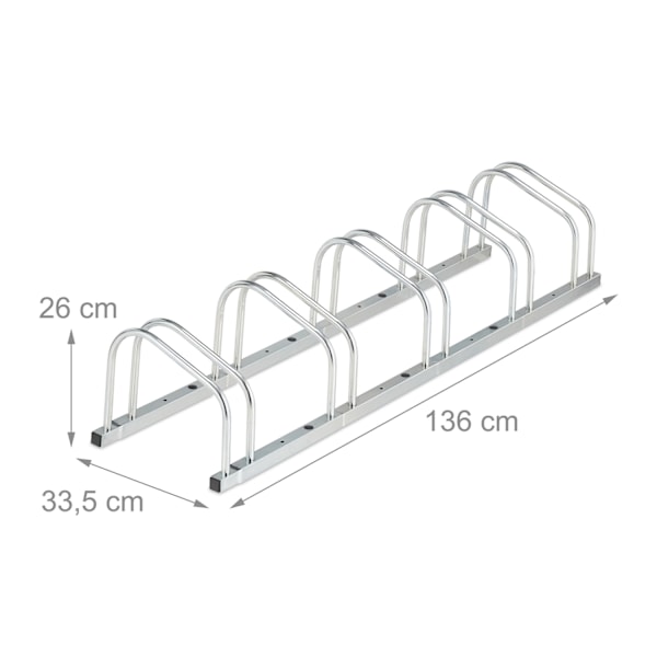 Cykelställ för 5 cyklar