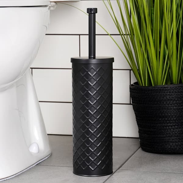 Stilren WC-borste med slitstarka svarta borst