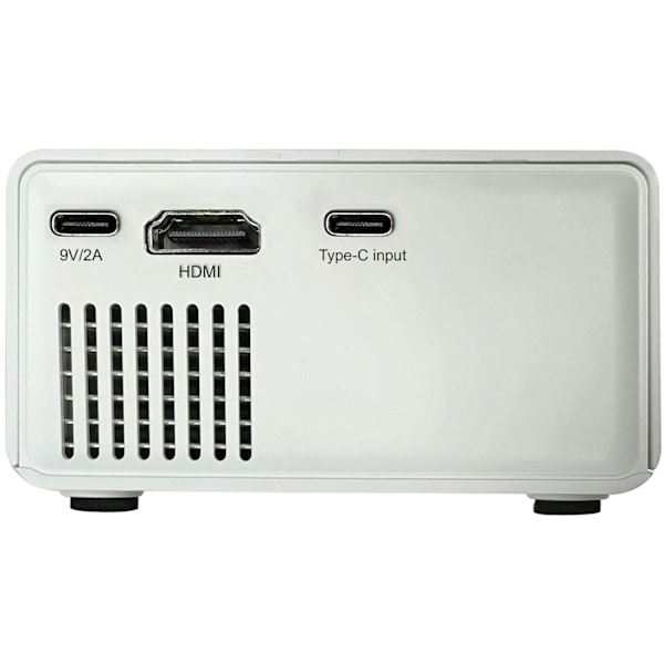 Miniprojektor med HDMI, USB-C og MicroSD kortlæser PR-800B