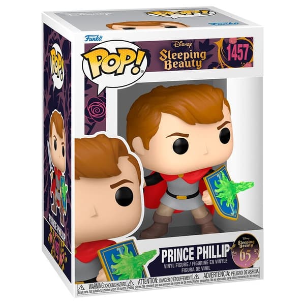 Disney Tornerose Prins Phillip figur, 5-tommer samleobjekt