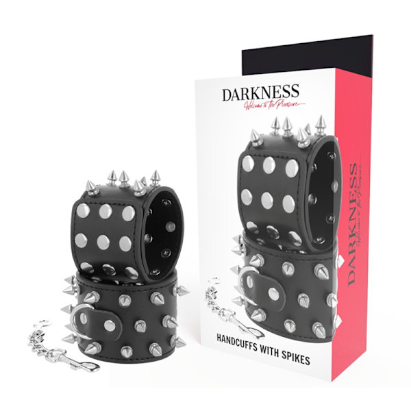 Darkness - Skulls And Bones Mustat piikkikäsiraudat