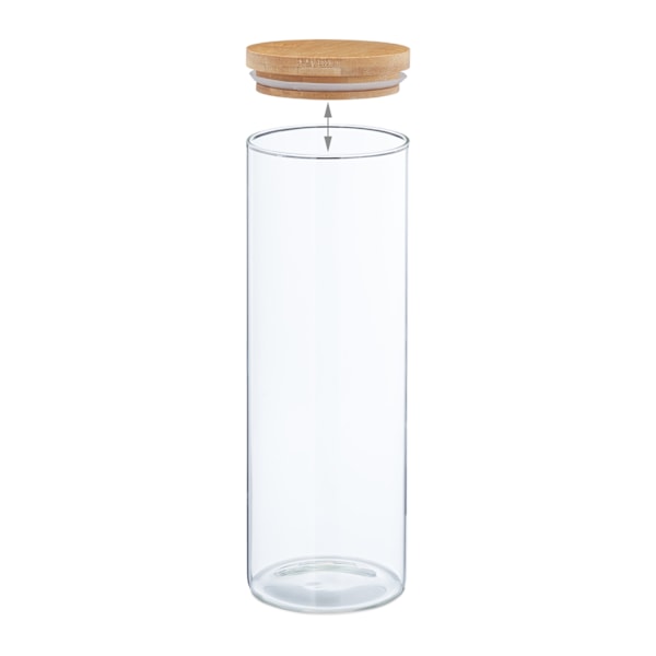 4 kpl. Säilytyspurkit 1600 ml