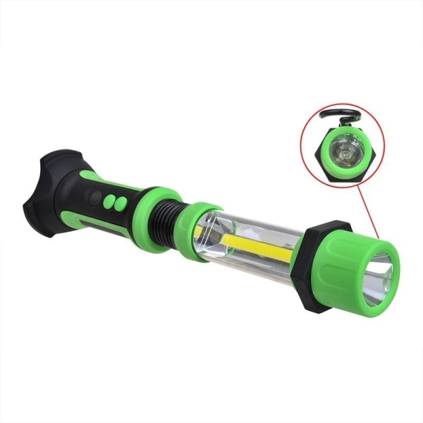 Joustava tarkastuslamppu COB LED ladattava koukulla ja magneetilla